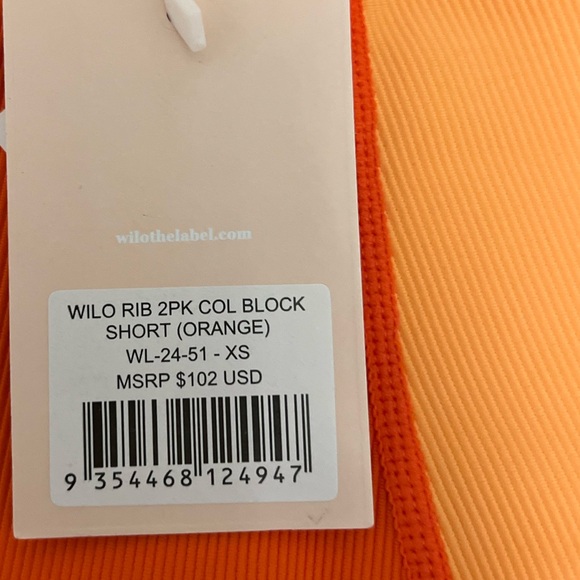 Orange Colorblock Wilo Active Set - Picture 4 of 5